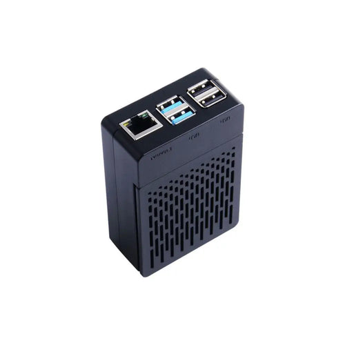 ABS H-Type Black Case for Raspberry Pi 4 B w/ Fan & Heat Sinks