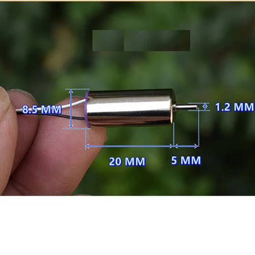 8.5D coreless DC motor, 3.7V - 53000 RPM