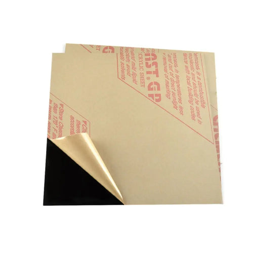 Acrylic 3mm Sheet 12" x 12" Black (2pcs)