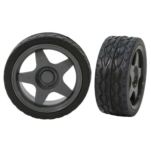 Actobotics 2.55" Press Fit Rubber Wheels (Pair)