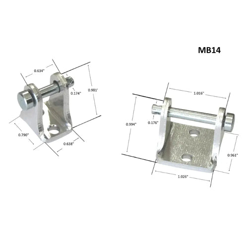 Actuator Mounting Bracket (Bullet SERIES Mini Actuators Only)