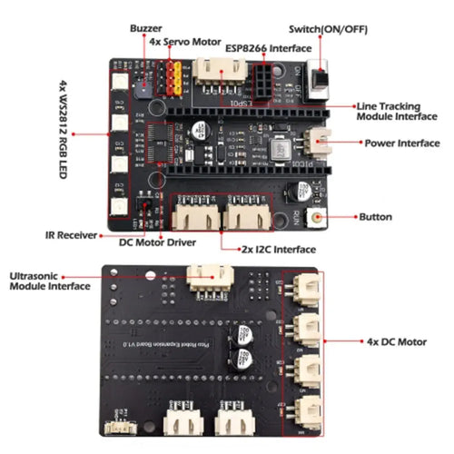 Adeept 4WD RC Mecanum Robotic Car Kit for Raspberry Pi Pico w/ LCD1602