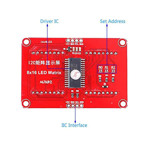 Adeept LED Dot-Matrix Display Module Lattice Screen