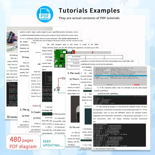 Adeept Upgrade Ultimate Starter Kit for Raspberry Pi 4/3B+