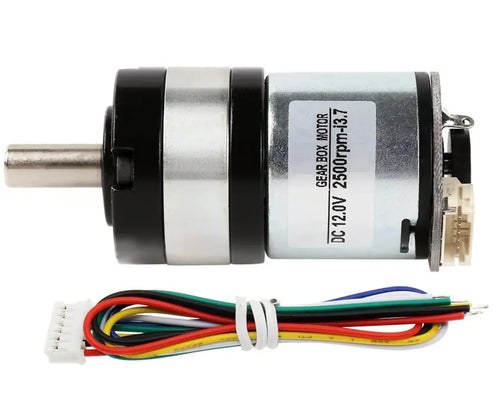 DC Planetary Geared Motor w/ Encoder Diameter 36mm  - 12V 345RPM