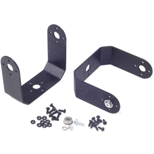 Lynxmotion Aluminum Large "C" Servo Bracket Two Pack (Blk) ASB-202