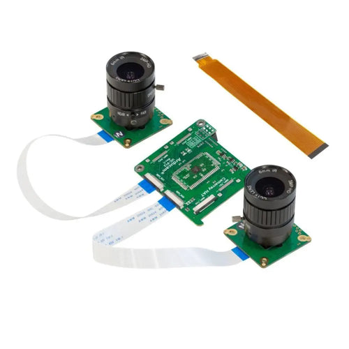 Arducam 12MP*2 Synchronized Stereo Camera Bundle Kit for Raspberry Pi