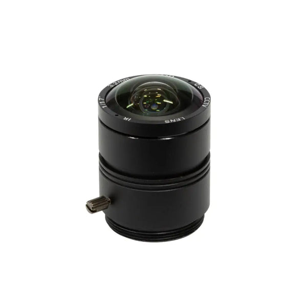 Arducam CS Lens for RPi HQ Camera, 120 Wide Angle CS-Mount, 3.2mm w/ Manual Focus