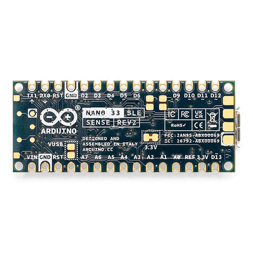 Arduino Nano BLE Sense Rev2 w/o Headers