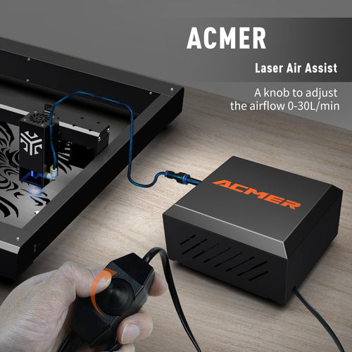 ACMER C4 Laser Engraver Air Assist Kit, 30L/min Air Volume, Low Noise