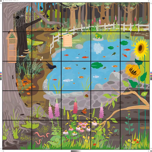 Bee Bot or Blue Bot Wildlife Garden Mat