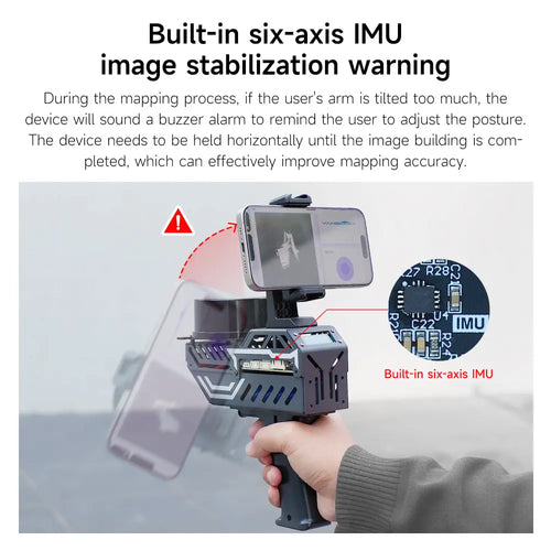 PALMSLAM Handheld LiDAR Scanner for mapping-- With  EAI T-mini plus Lidar