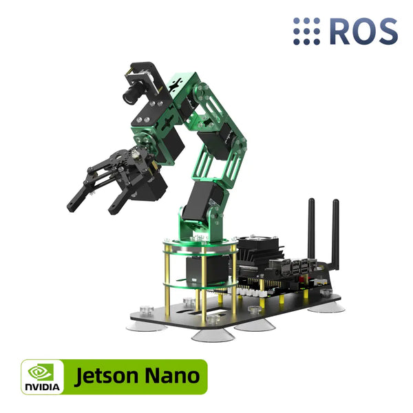 Yahboom 6 DOF AI Vision Robotic Arm w/ ROS &amp; Python Programming for Jetson NANO 4GB (No Jetson NANO SUB Board)