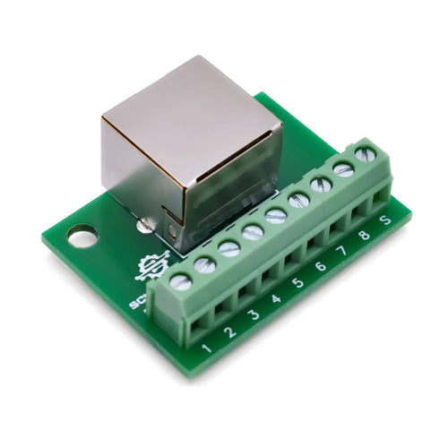 RJ45 Mini Screw Terminal Breakout Board