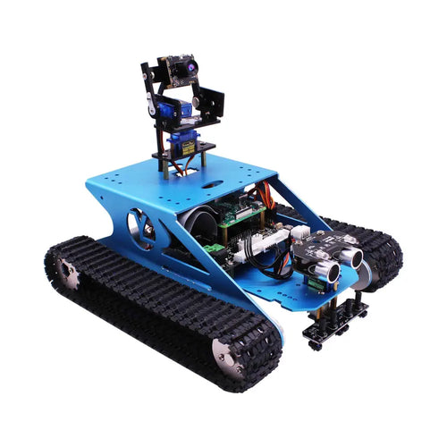 Yahboom G1 AI Vision Smart Tank Robot Kit w/ 5G Wifi Video Camera for Raspberry Pi 4B (w/o Raspberry Pi Board)