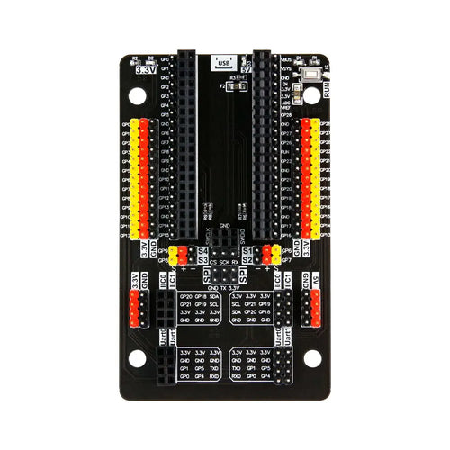 Yahboom Raspberry Pi Pico GPIO Sensor Expansion Board for Raspberry Pi Pico/Pico 2(EN Manual)