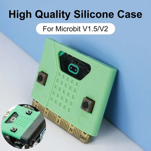 Micro:bit new silicone case(Yellow/Green Optional) for V2 board(10x)