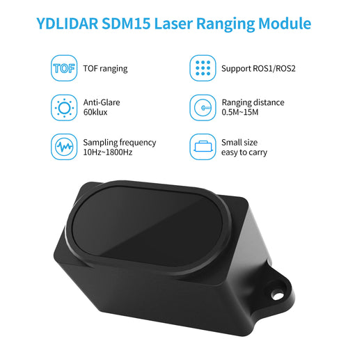 YDLIDAR SDM15 High Precision Laser Ranging Module, Supporting ROS &amp; ROS2