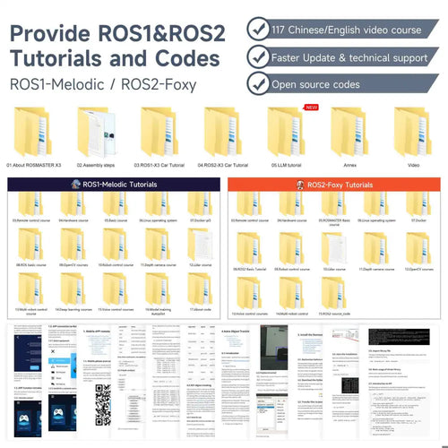 Yahboom ROSMASTER X3 Programmable ROS2 Robot Perfect Combination of AI Vision and Autonomous Driving Features with Jetson Nano 4GB SUB(Standard Kit）