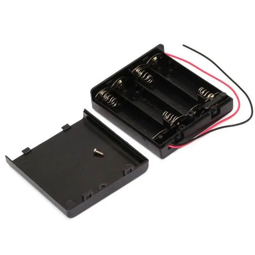 Battery Holder 4x AA w/ Cover & Switch