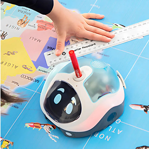 Loti-Bot Coding Robot with Shape Activity Play Mat Bundle, STEM Educational Programming Toys Gifts for Kids Ages 7 and up