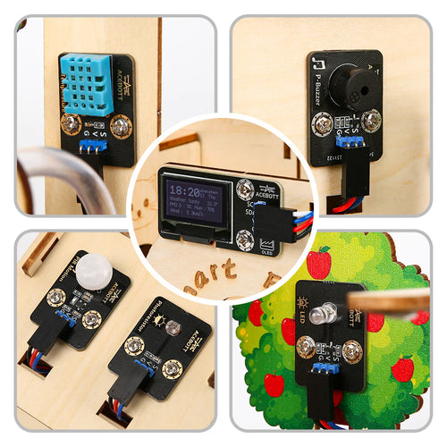 ACEBOTT QE010 ESP32 Smart Farm IoT Starter Kit with Arduino/ACECode (Scratch)