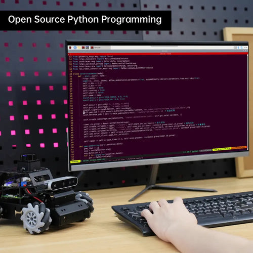 Hiwonder Raspberry Pi 5 Robot Car MentorPi M1 Mecanum-wheel Chassis ROS2 Support SLAM &amp; Autonomous Driving (Depth Camera/without Raspberry Pi 5)
