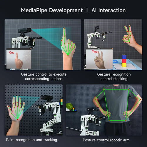 Yahboom DOFBOT Pro 3D Depth Vision Robotic Arm-Ultimate Version with Jetson Orin NX 8GB Board