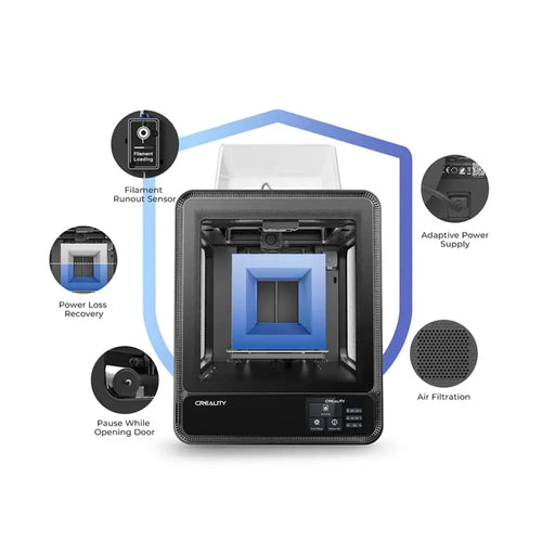 Creality3D CR-200B Pro 3D Printer - High Performance Fully Enclosed, CR Touch Auto-Leveling, Cloud Printing, Smart Filament Runout Sensor