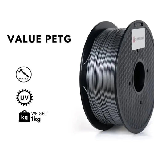 Black Value PETG Filament 1.75mm 1kg