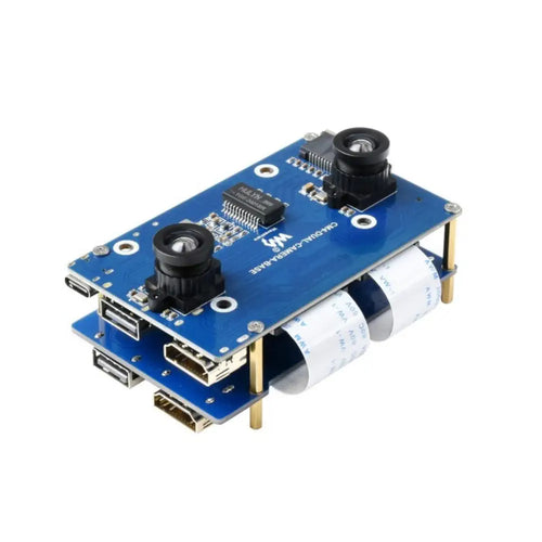 Binocular Camera Base Board Designed for RPi CM4 (w/o Interface Expander & FFC)