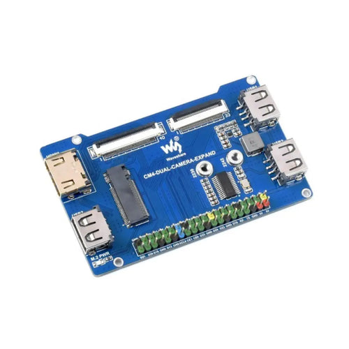 Binocular Camera Base Board Designed for RPi CM4 (w/o Interface Expander & FFC)