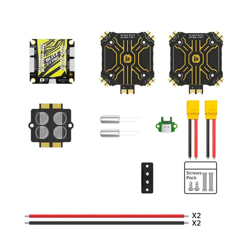 iFlight BLITZ F7 Pro Combo Set (E80 Pro 4-IN-1 ESC) (w/o CNC Alum Cover）