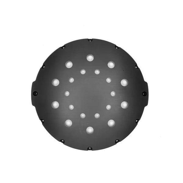 BlueRobotics 200 mm / 8-inch End Cap Aluminum 10x M14, 10x M10 Holes - 1000m