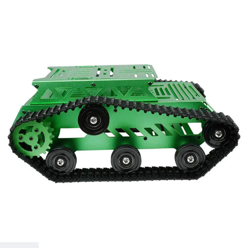 Hiwonder Tank Car Chassis Kit with 2WD Motors for Arduino/Raspberry Pi/Jetson Nano DIY Robotic Car (Green)