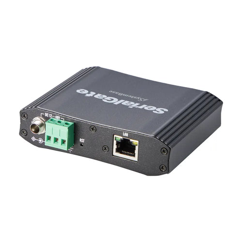 Systembase SG 2021DIL/All 2-port RS232/422/485 to Ethernet Serial Device Server w/ DB9 Connector