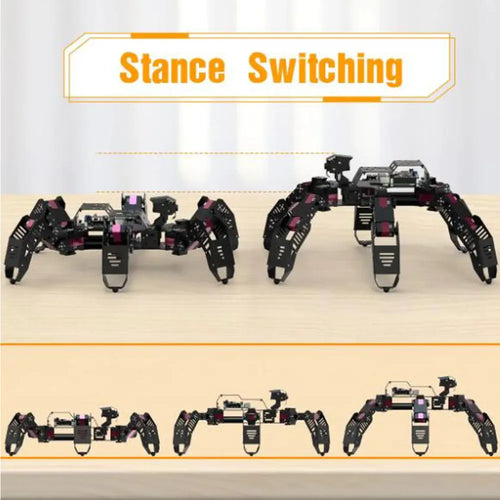 Hiwonder Spiderpi AI Intelligent Visual Hexapod Robot w/ Raspberry Pi 4B 4GB - Advanced Kit