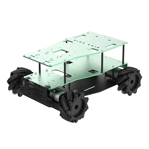 Yahboom Aluminum Alloy ROS Robot Car Chassis Pendulum Suspension - Large (EN Manual)