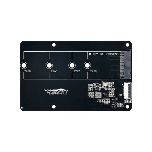 PCIe to M.2 adapter expansion board for Raspberry Pi 5 - Separate board