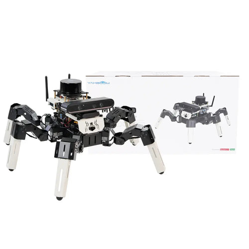 18DOF Muto RS Hexapod ROS2 Robot for Raspberry Pi 5 and NVIDIA Jetson NANO(Pi Version with Raspberry Pi 5 8GB board)