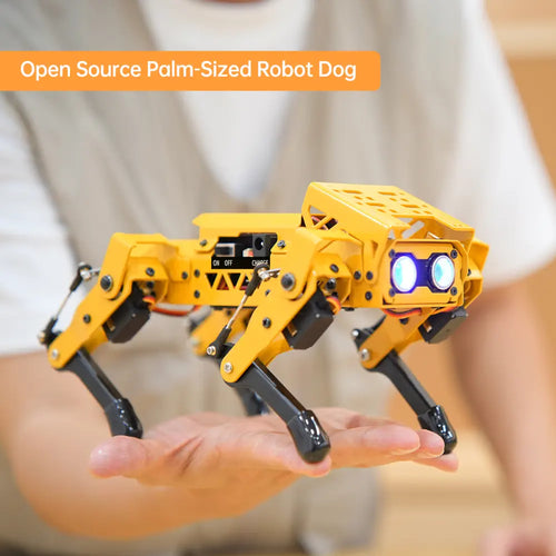 MechDog Hiwonder Open Source AI Robot Dog with ESP32 Controller, High-Speed Coreless Servos Support Scratch, Arduino, and Python - Advanced Kit