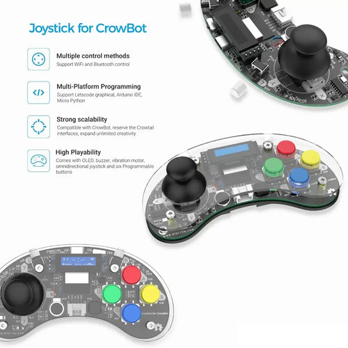 CrowBot BOLT-Open Source Programmable Smart Robot Car w/ Joystick