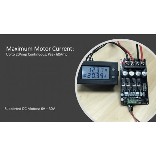 Cytron 20A, 6-30V Single DC Motor Controller