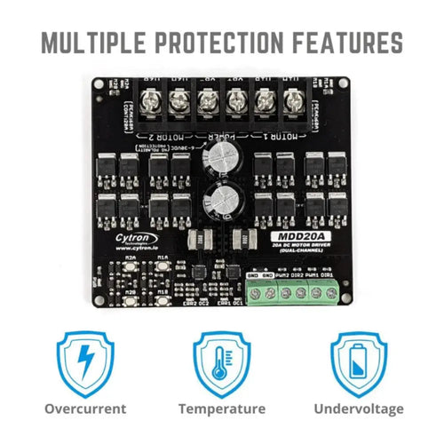 Cytron 20A 6V-30V Dual DC Motor Driver