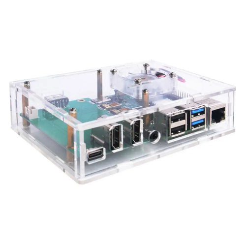 Cytron Acrylic Set-top Box Kit for RPi 4B - Transparent