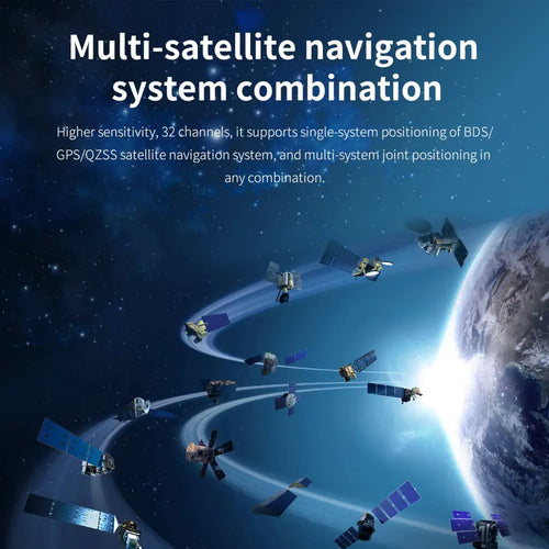 Yahboom GPS Module: BDS, GPS, GLONASS &amp; QZSS Support for Drones &amp; ROS Robots