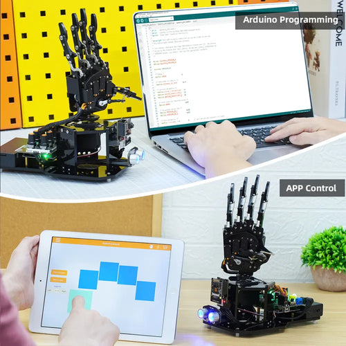 uHand UNO Open Source AI Bionic Robot Hand Support Somatosensory Control, Arduino Programming (Starter Kit)