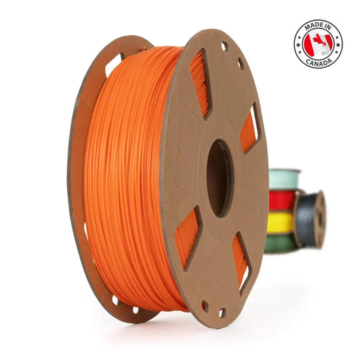 Orange Canadian-made PLA+ Filament - 1.75mm, 1 kg