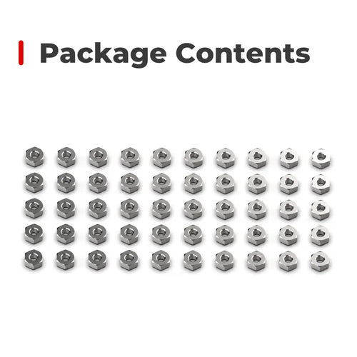 M3 Hex Nut Package