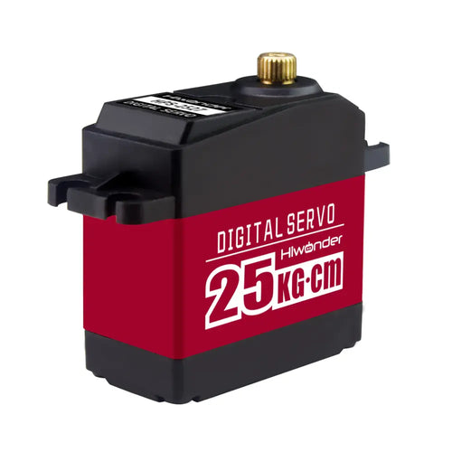 Hiwonder HPS 2527MG 25KG High Torque Digital Servo w/ Full Metal Gear for Robotic Arm, RC Car &amp; Single Shaft